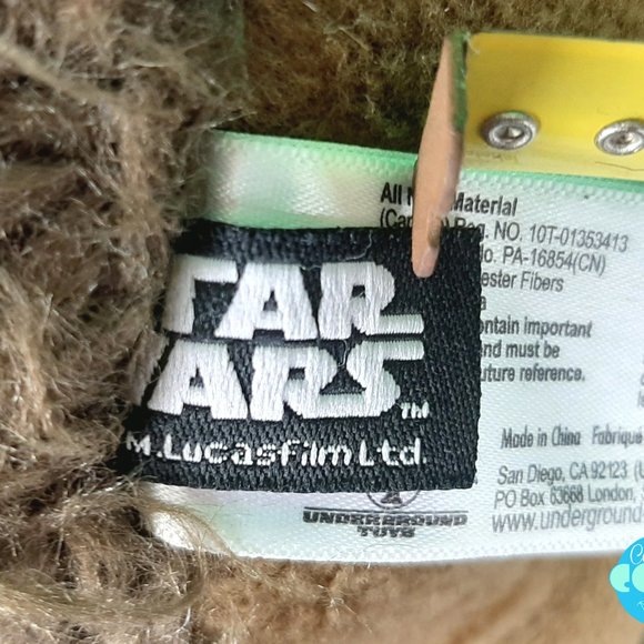 Star Wars Chewbacca 16 inch Plush Wookie and matcing handmade yarn scarf giftset - Picture 4 of 7